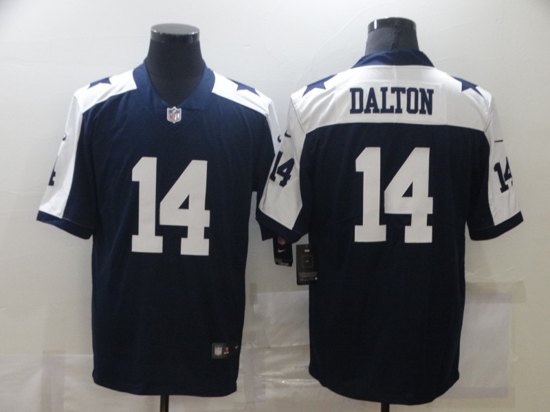 Men's Dallas Cowboys Andy Dalton #14 Navy Jersey